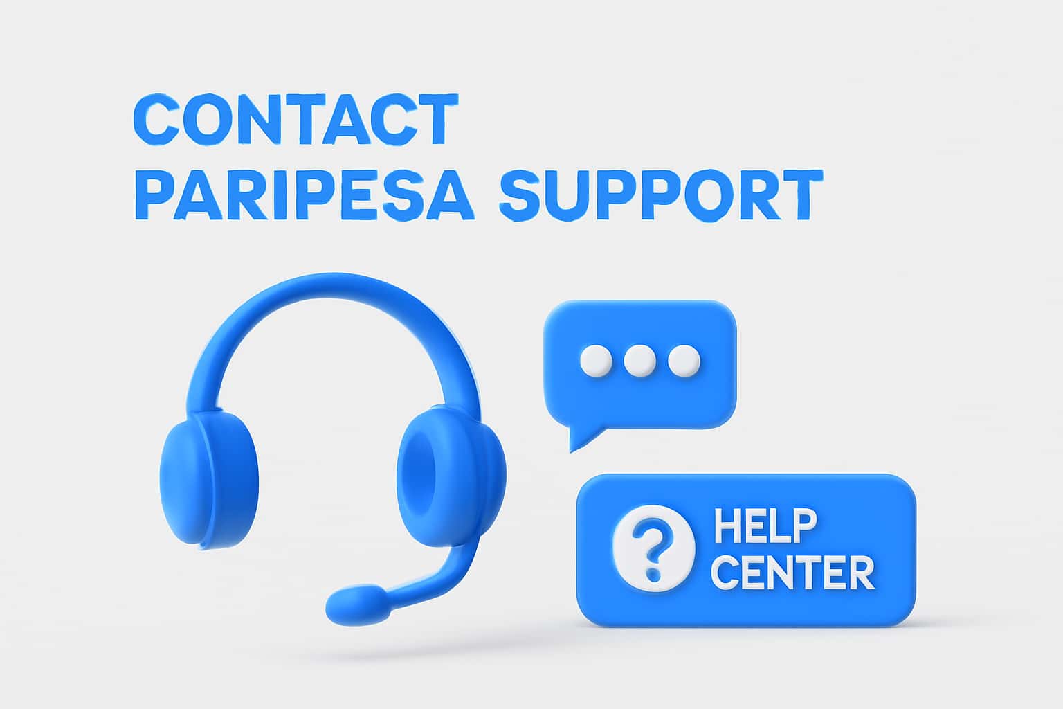 Contact Paripesa Support Interface