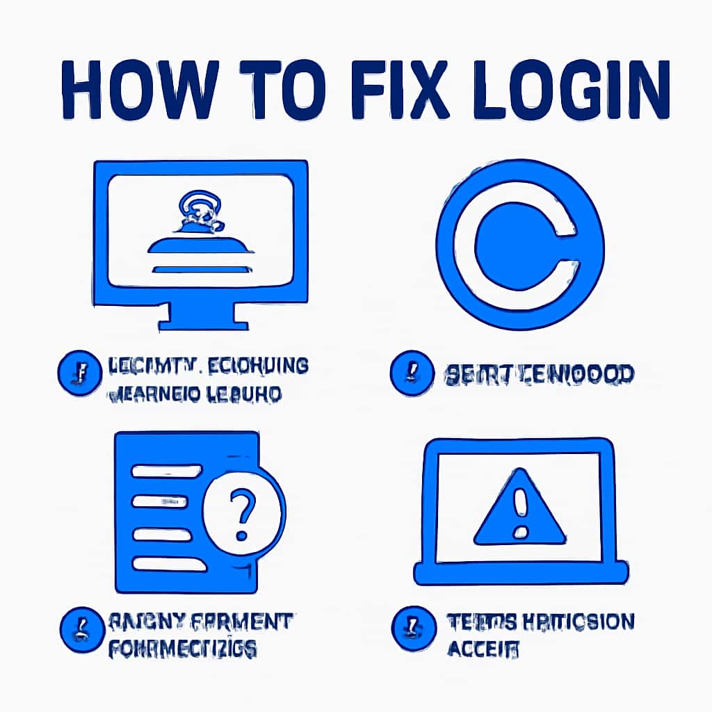 Illustration detailing troubleshooting steps for Paripesa login.