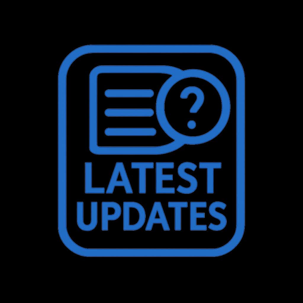 A professional icon representing the latest updates in Paripesa.