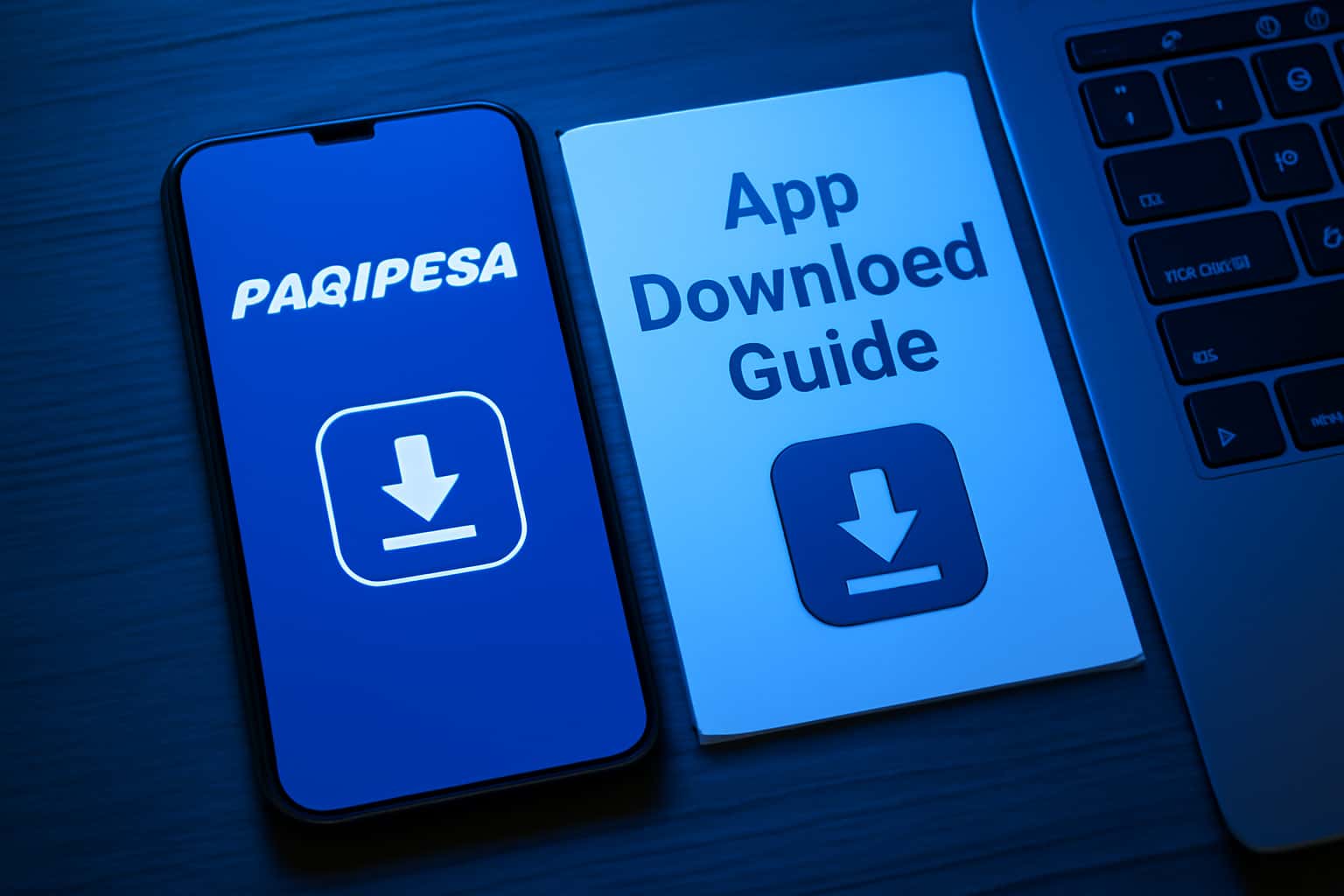 An informational scene depicting the Paripesa App Download Guide with clear text.