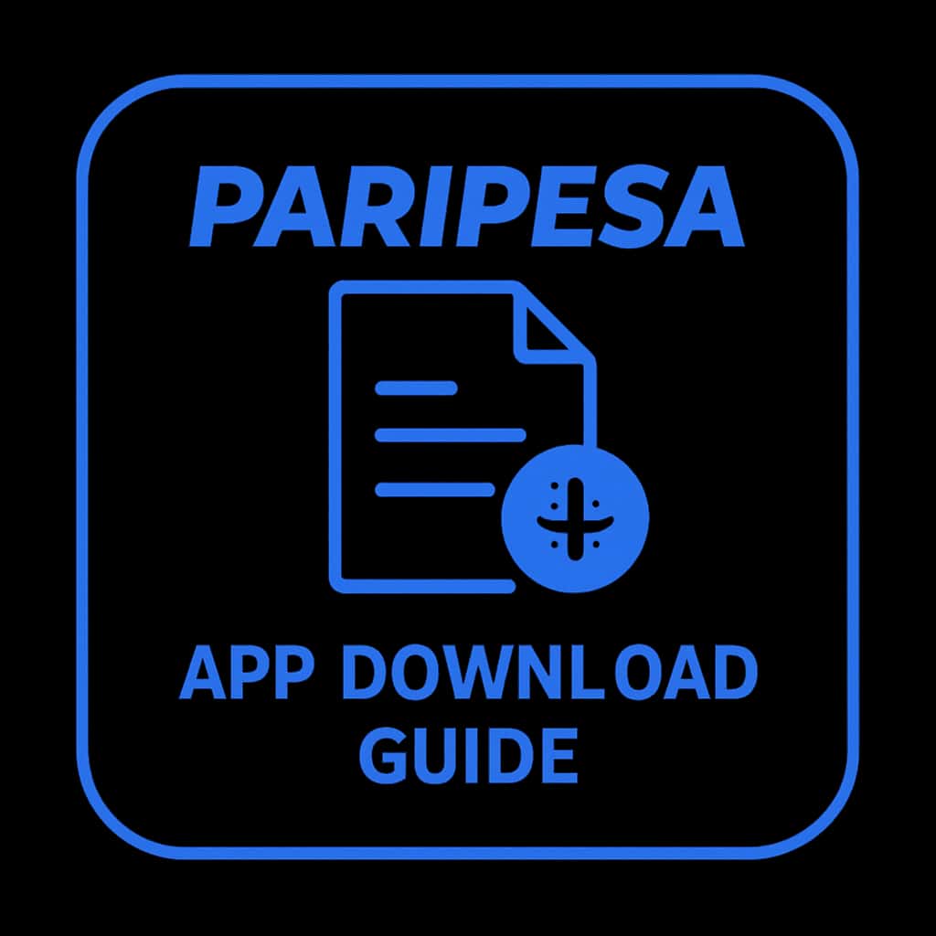 A badge for Paripesa App Download Guide.
