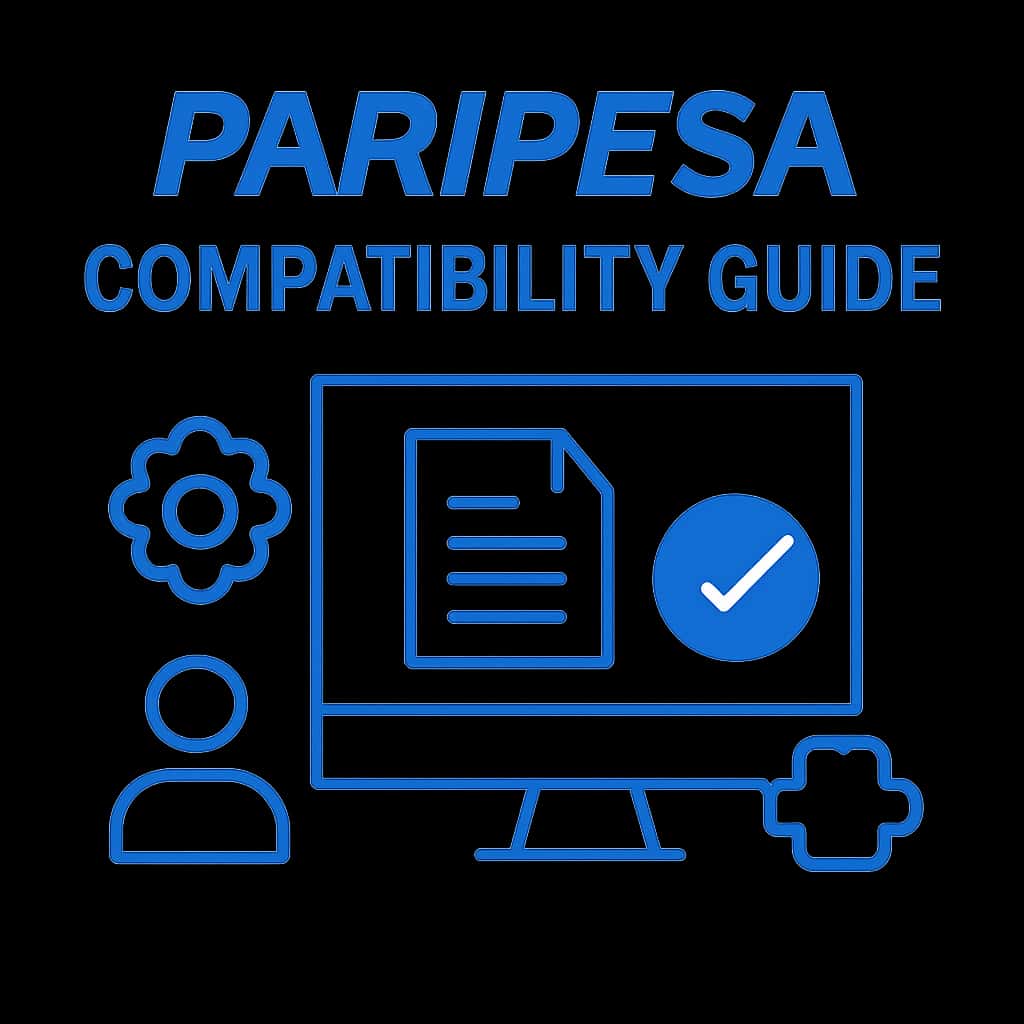 An illustration depicting device compatibility for Paripesa.