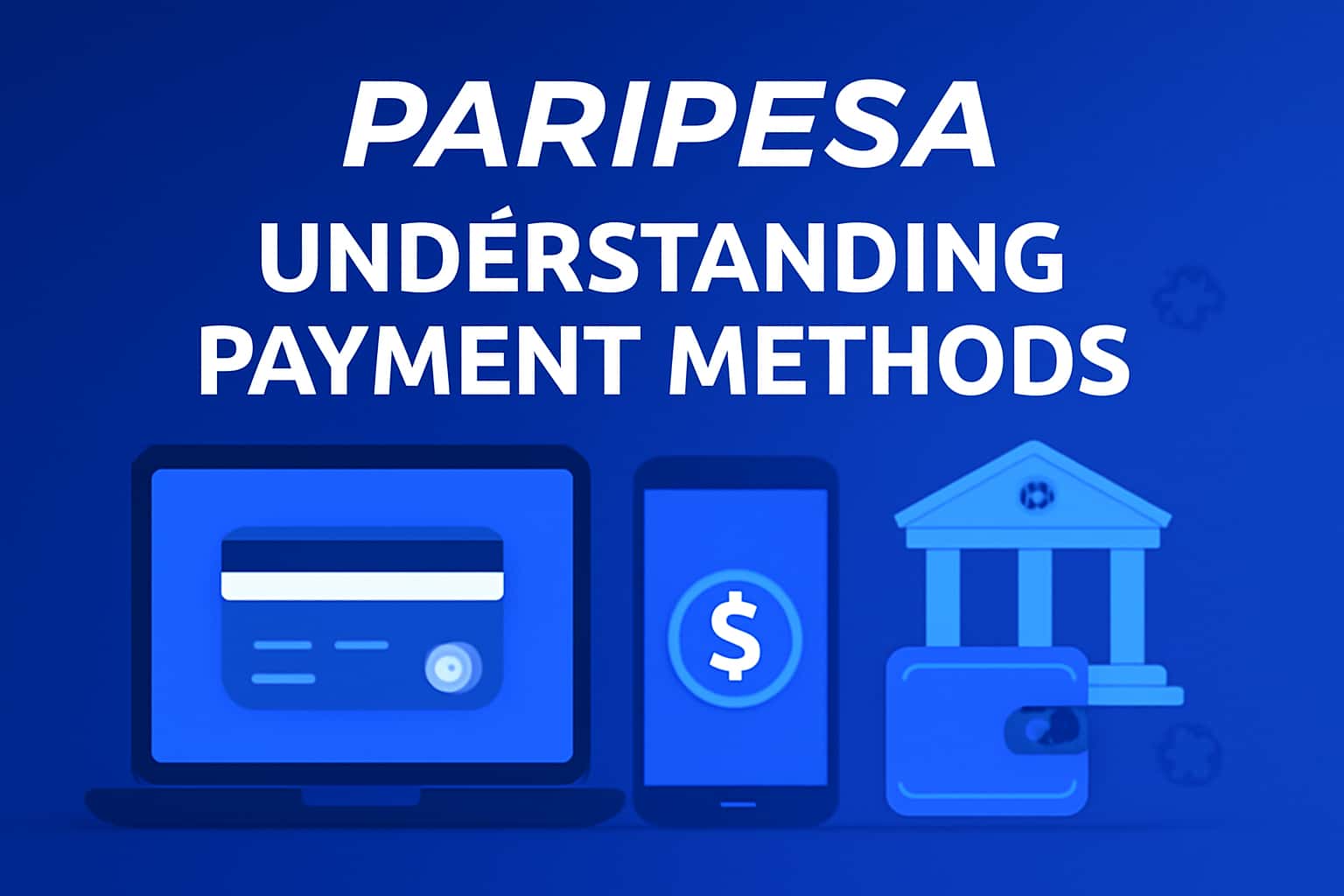 Informational graphic depicting Paripesa payment methods.