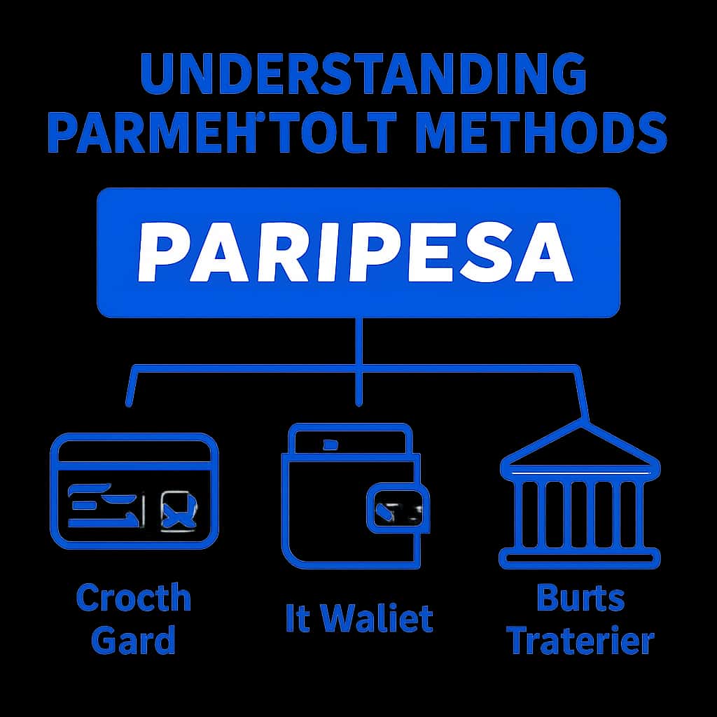 Diagram illustrating the payment methods on Paripesa.
